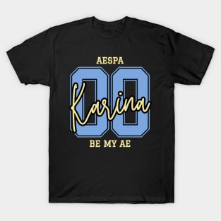 Karina Aespa College T-Shirt